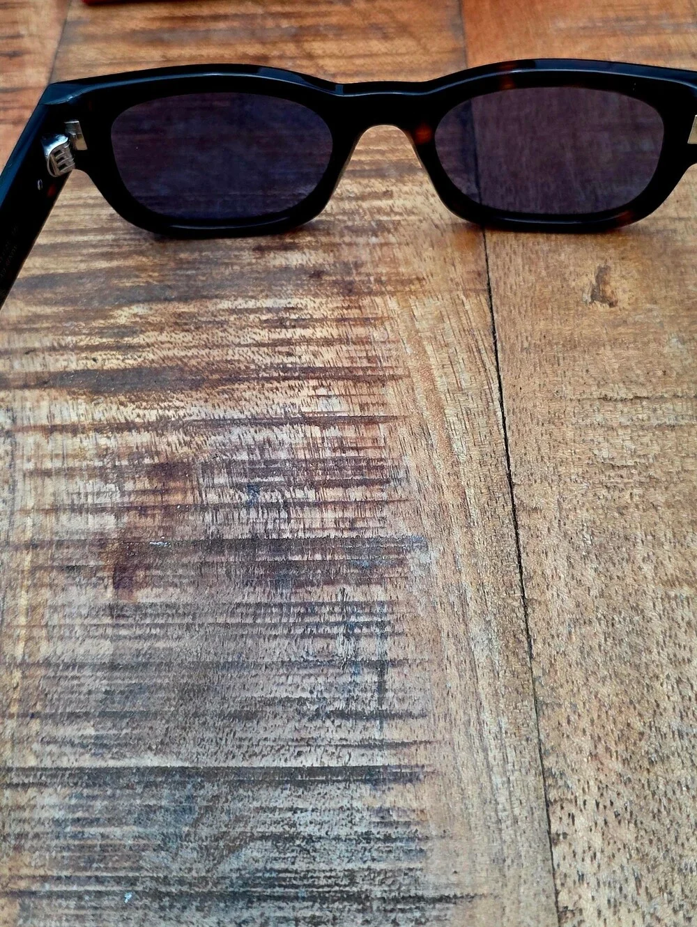 Salvatore Ferragamo Blue, Square Men's Sunglasses Arm with Gold Logo